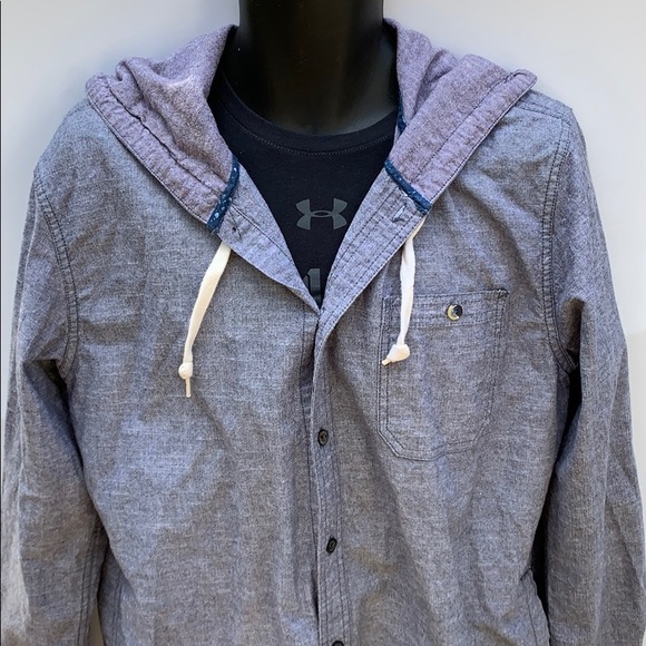 Modern Amusement Other - PacSun Men’s Button Down Hoodie Sz XL